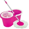 Cleaning floors can feel like a real chore when you don’t have the right equipment. That’s where the Split Bucket Magic Spinning Mop comes in. Its 360° swiveling microfiber head easily reaches tricky corners and tight spaces, while the twin-bucket system keeps clean and dirty water separate—so you’re never mopping with murky water again. With a quick twist, the mop rinses and dries in seconds, saving you effort and mess.

The clever two-piece design detaches and stacks neatly for compact storage, and the built-in water outlet makes draining faster and easier. Suitable for wood, tile, ceramic, marble, and more, this mop delivers a cleaner, more efficient floor care routine with minimal labor. Stop struggling with traditional mops and enjoy sparkling floors with less hassle.